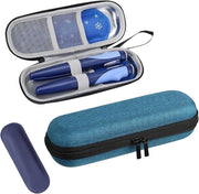 Casella di Raffreddamento per Viaggio per Diabetici Organizza Zaino Isolante per Medicinali con 2 Pacchi di Ghiaccio Borsa Medica Blu
