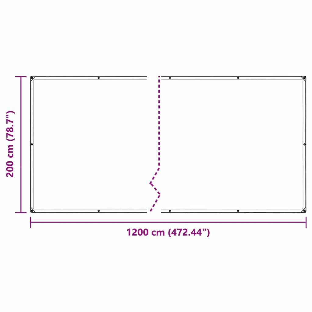 Copertura per Piante Trasparente 2 x 12 m PE