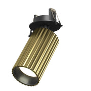 Maytoni Plafoniera design Calipso 1 luce GU10 nero alluminio
