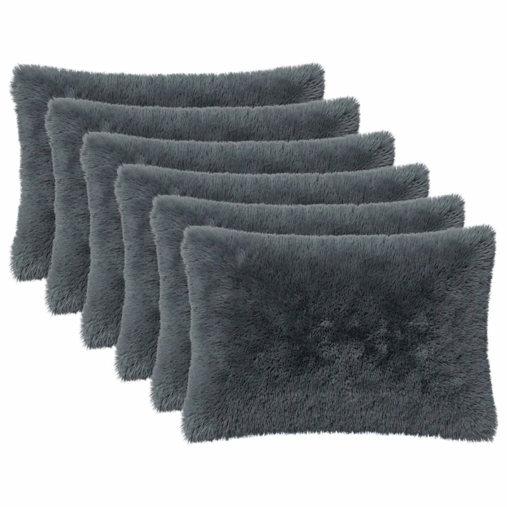 Cuscino con cuscino HEERLEN 6 pz Antracite Fleece PV 924048