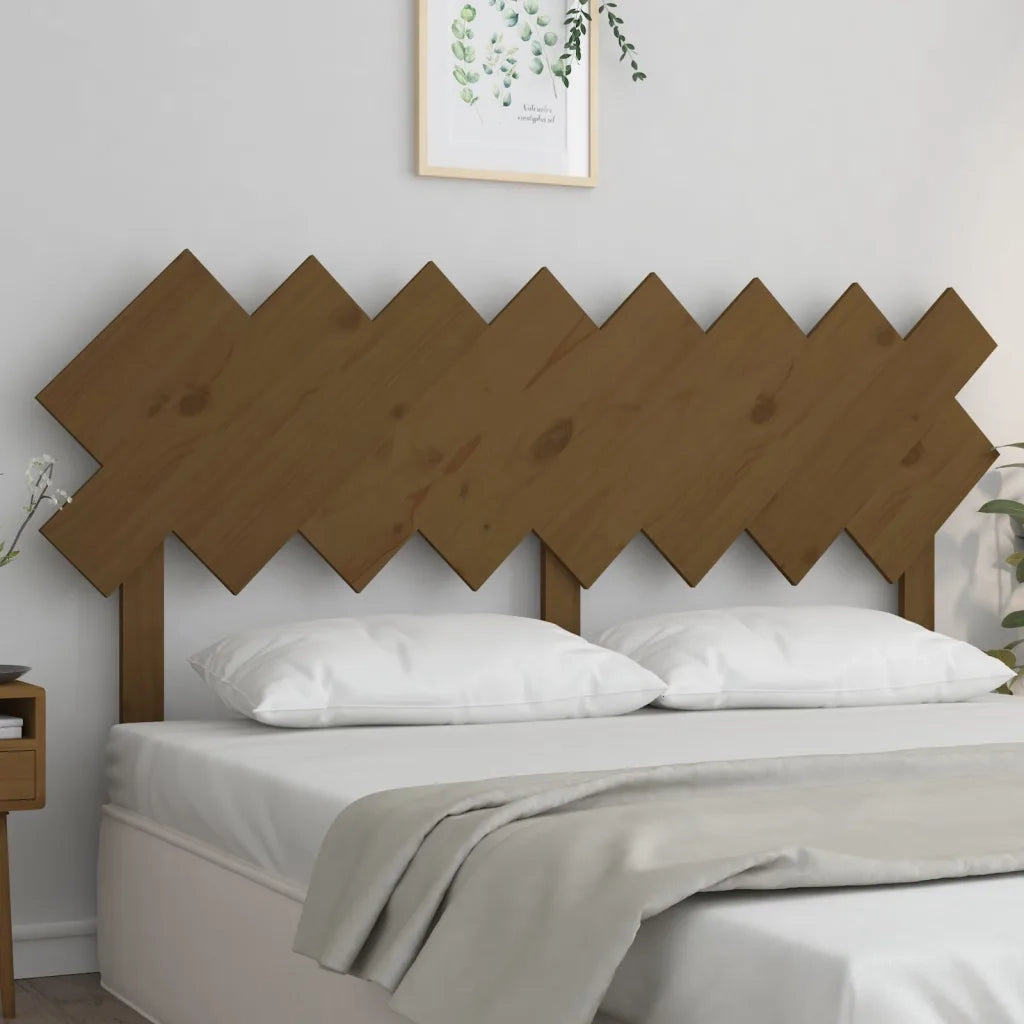 Testiera | Testata Letto Ambra 159,5x3x80,5 cm in Legno Massello di Pino