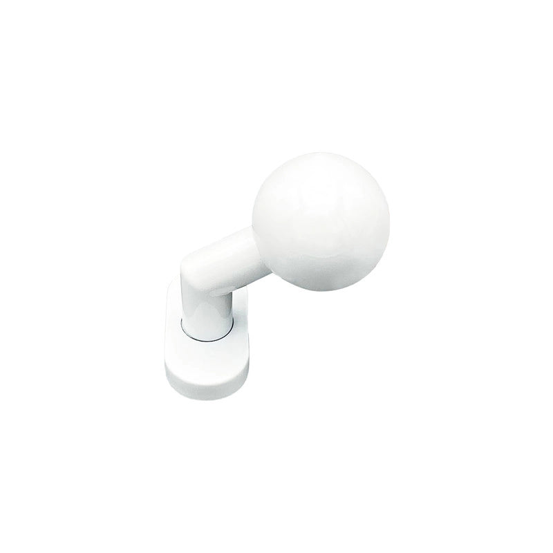 Pomolo fisso per porta SAGUATTI D69/50TO in inox bianco opaco
