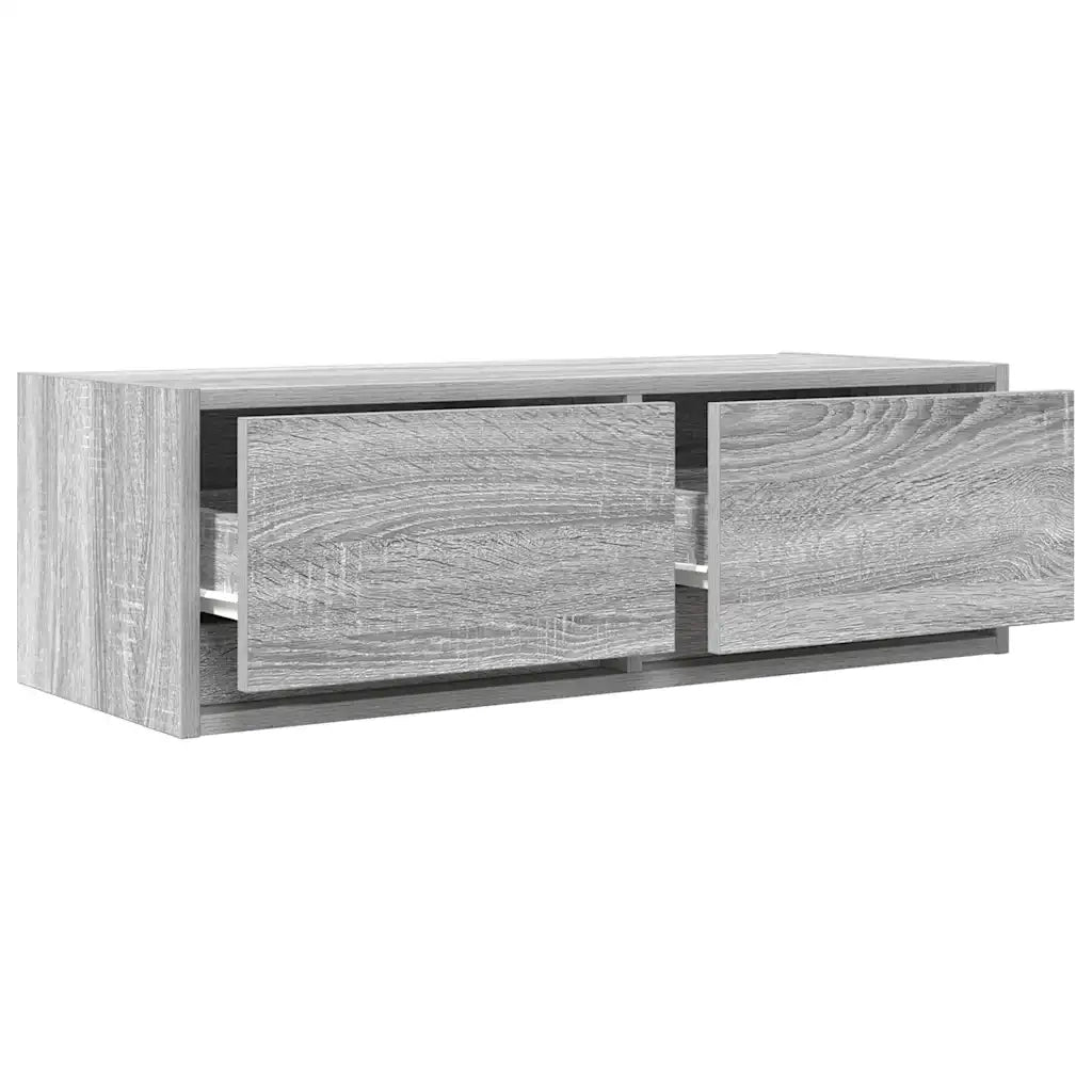 Mobile Porta TV Grigio Sonoma 80x31x25,5 cm Legno Multistrato
