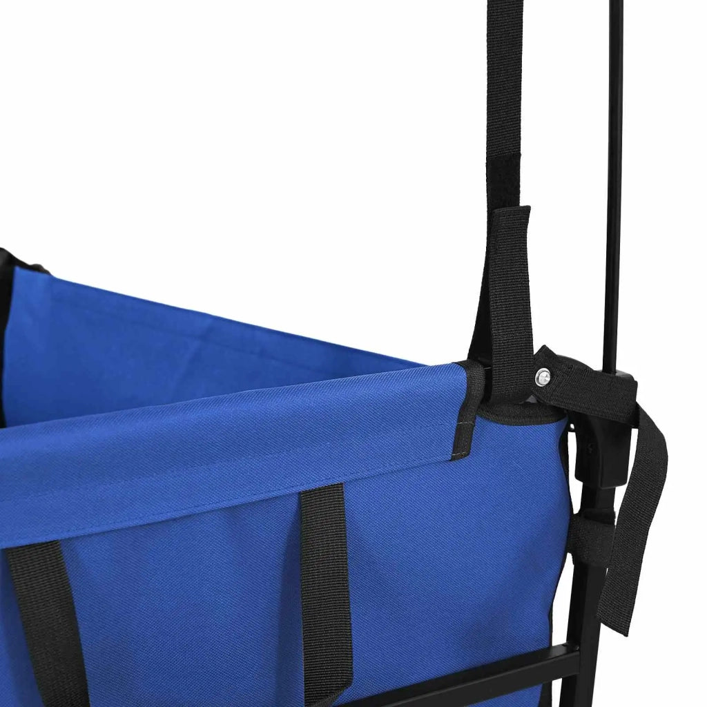 Carrello a Mano Pieghevole Nero 105 x 56.5 x 116 cm 42020663