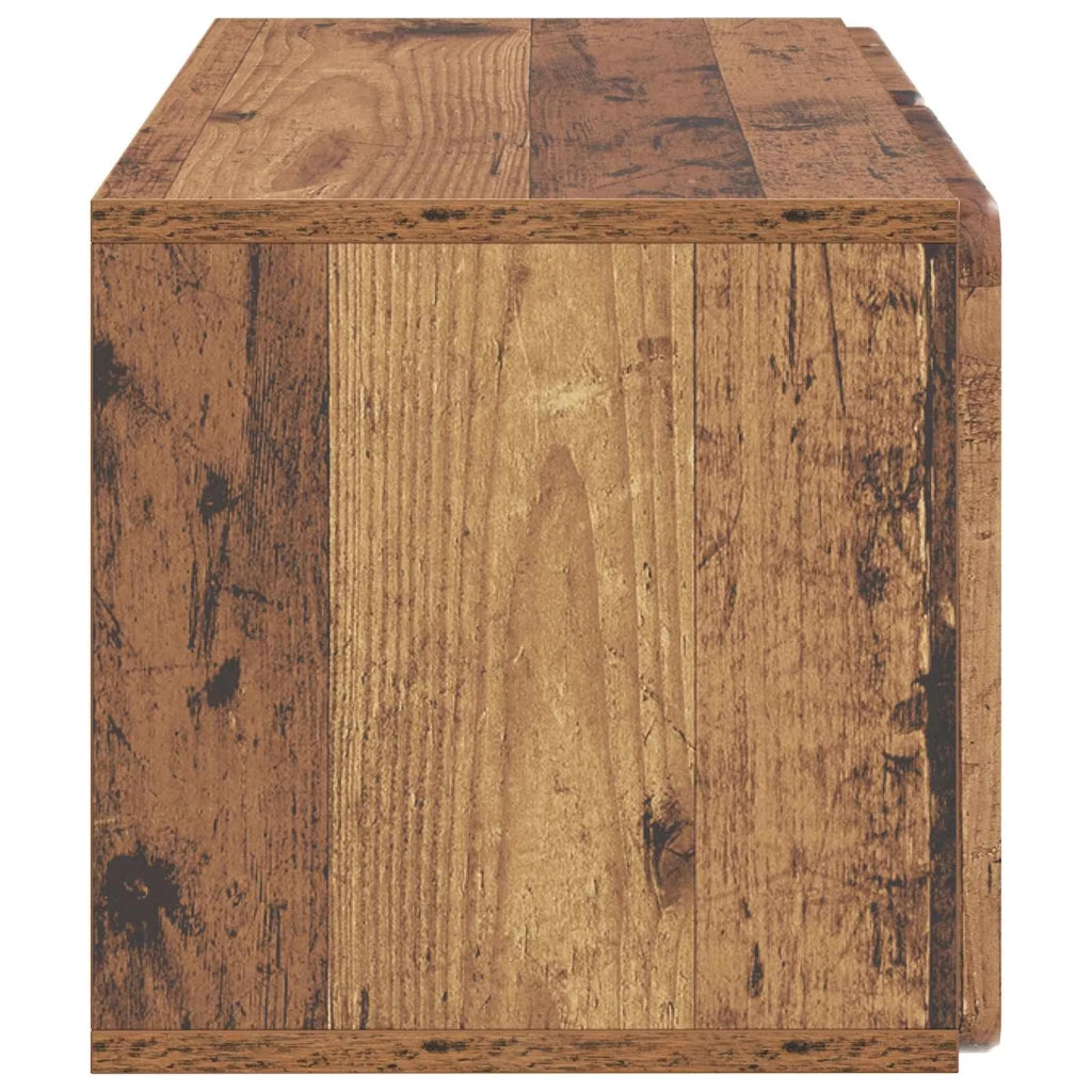 Mobile Porta TV da Muro Legno antico 59,5 x 31 x 30 cm