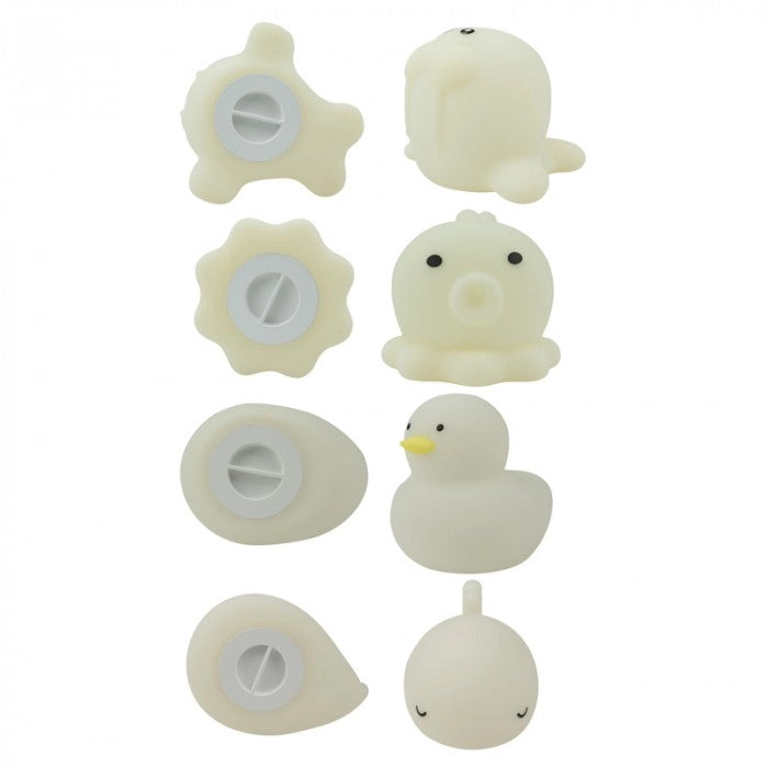 Set 4 lampade notturne marine RGB a batteria Mary's