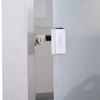 Armadietto Medicinale Cassetta Porta Medicina a Quattro Ripiani in Acciaio Inox 30 x 12 x 60cm