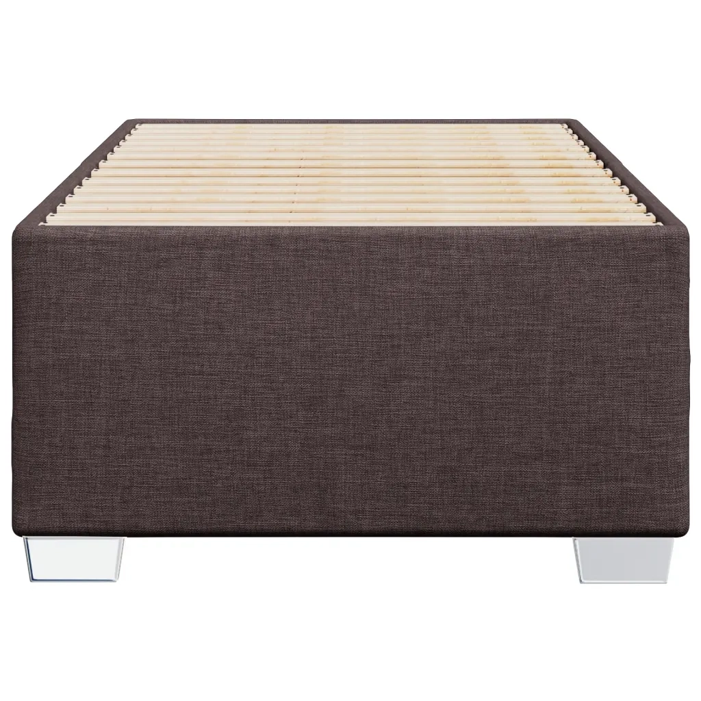 Giroletto senza Materasso Marrone Scuro 90x200 cm Tessuto 3284446