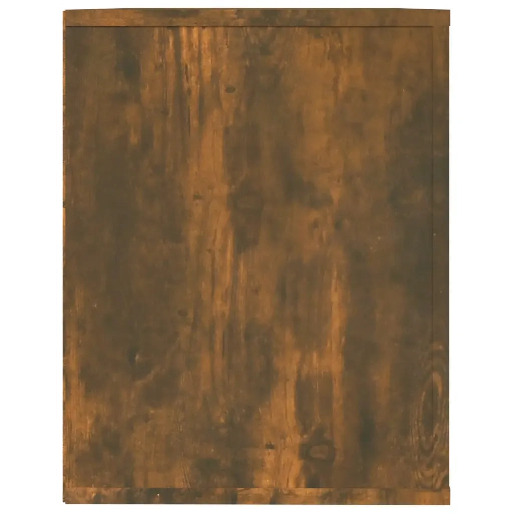 Scarpiera-Scaffale per scarpe Rovere Fumo 75x35x45 cm in Legno Multistrato