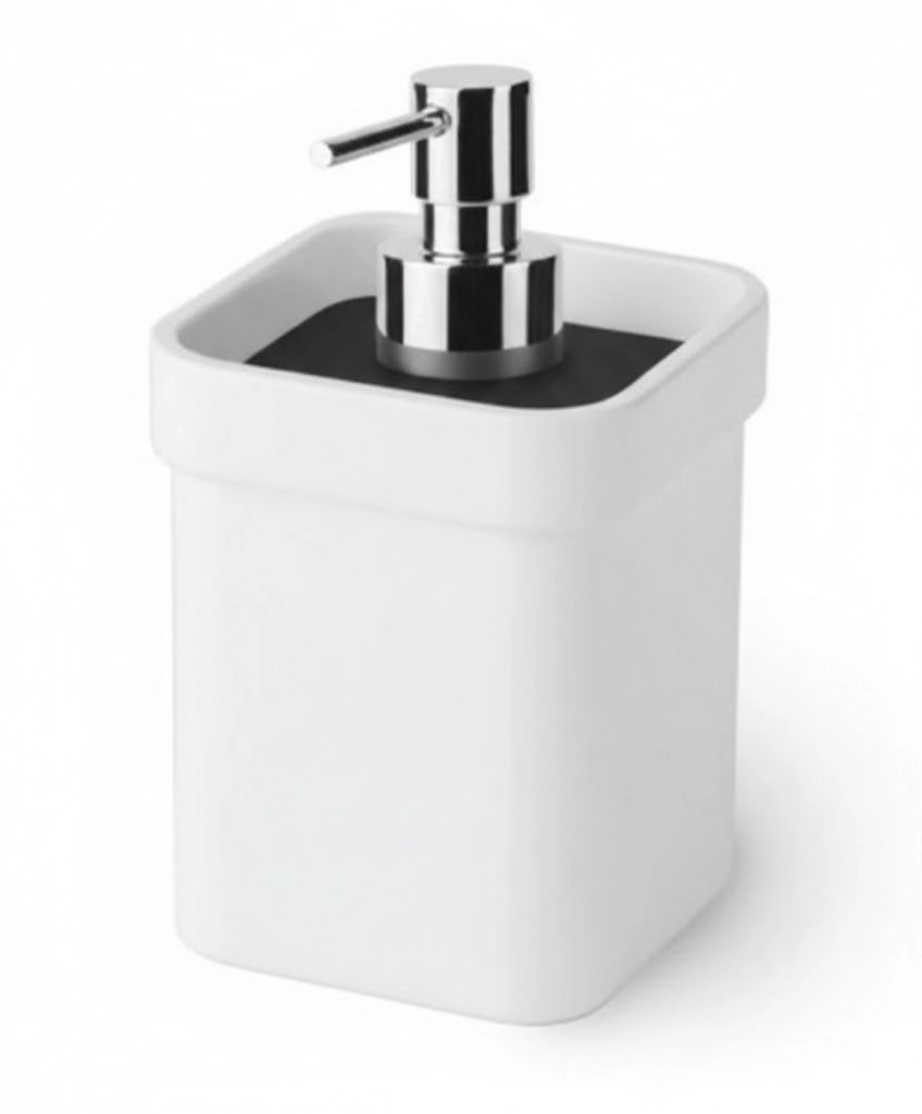 DOSASAPONE IN MELAMMINA SAETA- Bianco Nero mm 85x90x150- SAMO- pezzi 1