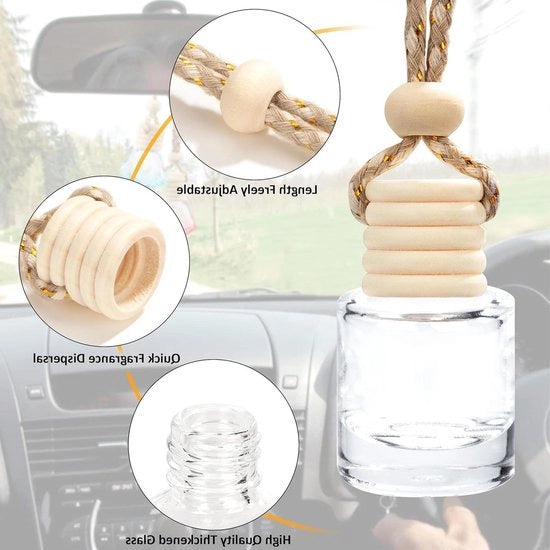 Flessa da profumo per auto 8 ml - deodorante per l'aria con olio essenziale - rinfrescante per auto e ambienti interni