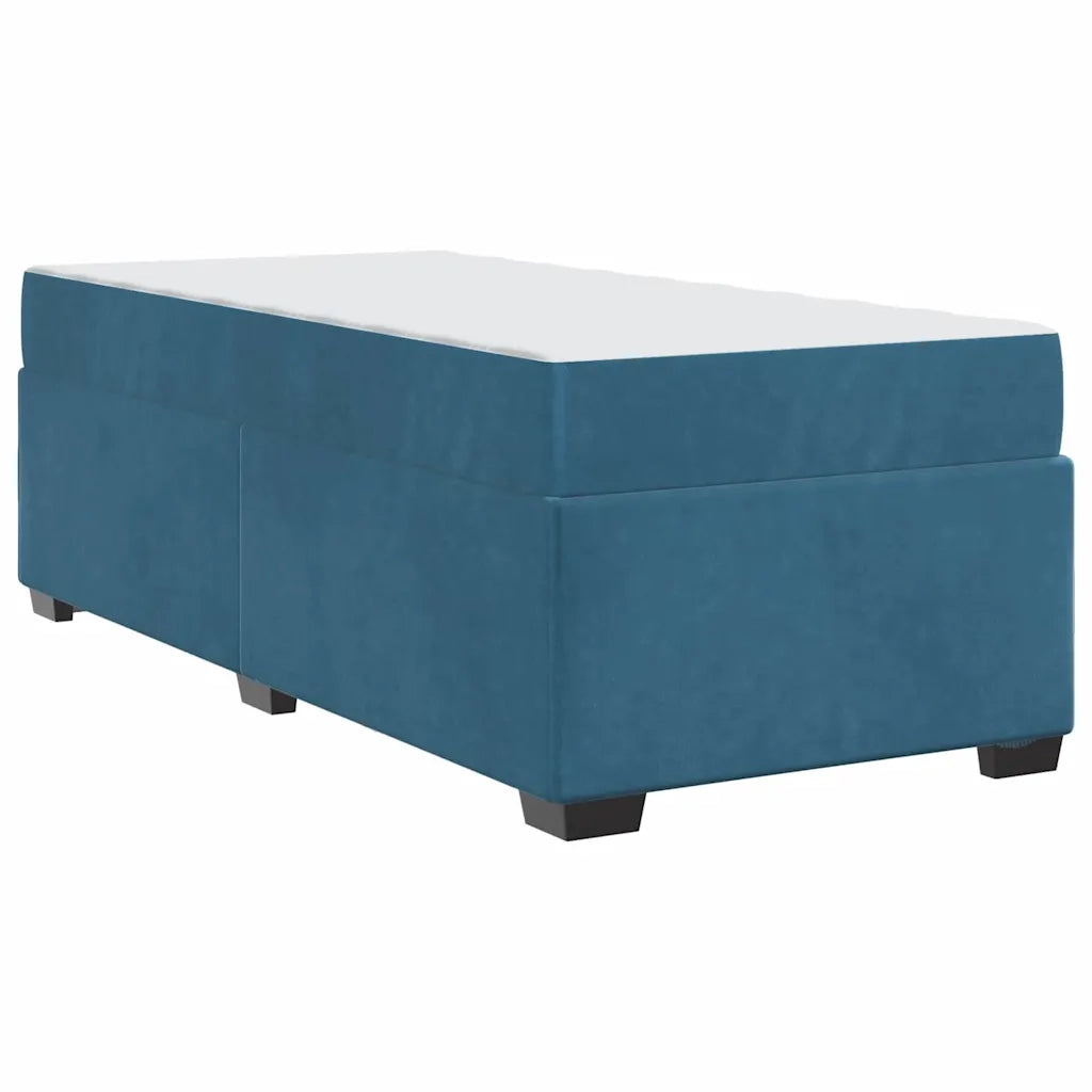 Struttura del letto Blu Scuro 100 x 200 cm Tessuto