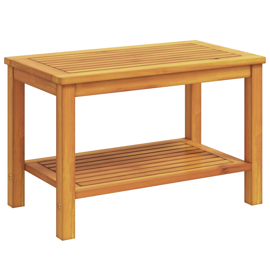 Tavolino da caffÃ¨ 70x40x45 cm in legno massello di acacia