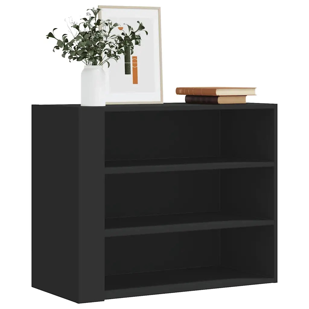 Armadietto a Muro | Mobile a Parete Nero 75x35x60 cm in Truciolato