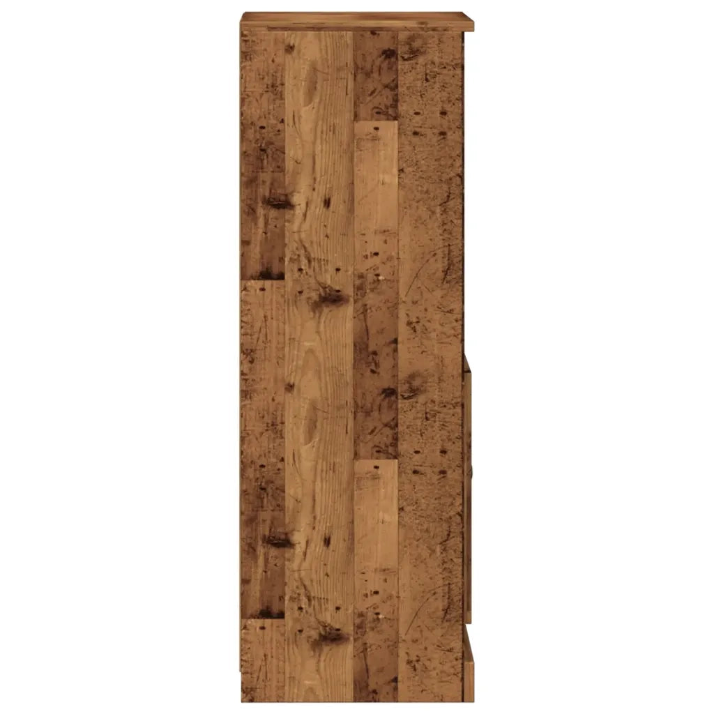 Credenza Legno Antico 36x35,5x103,5 cm in Legno Multistrato 857149