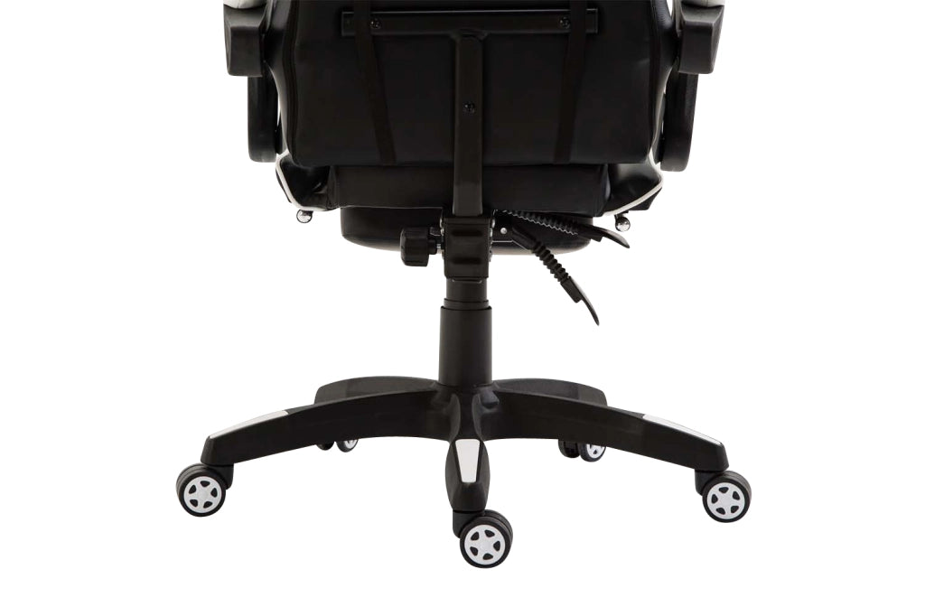 Poltrona gaming IGNITE in similpelle bianco/nero
