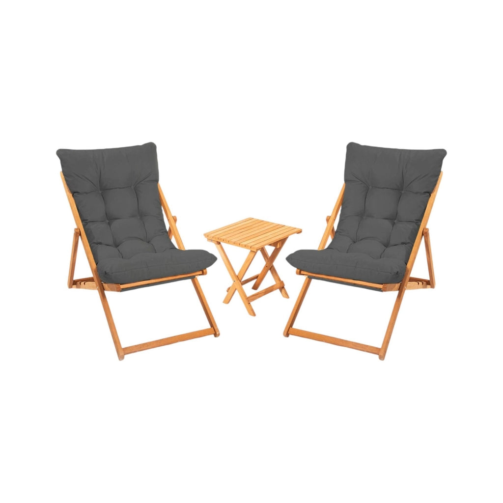 Salottino Outdoor Leni, set Salotto da Esterno 2 Posti, Marrone