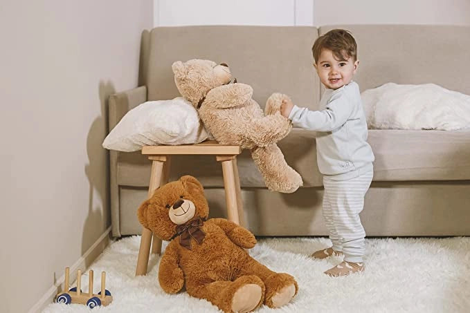 Orso Peluche Gigante 100 cm Orso Peluche gigante San Valentino Orso Peluche Gigante Con Cuore Altissima Qualita' Modelli