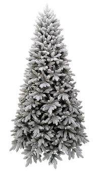 Albero di Natale Artificiale Innevato 270 cm 109 Rami Acero del Gargano Verde