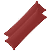 Federa 2 pcs HOUTEN Rosso Vino 40 x 145 cm Poliestere 917305