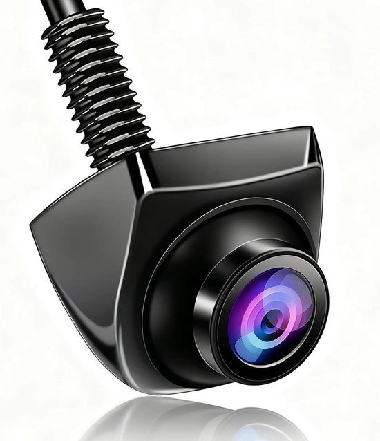 Cristallino di retrovisore 1080P con visione notturna, angolo di 170°, rotazione 360°, impermeabile IP69, adatto per auto 12V-24V, inclusa cavo 6M e compatibilità con LCD/TFT.