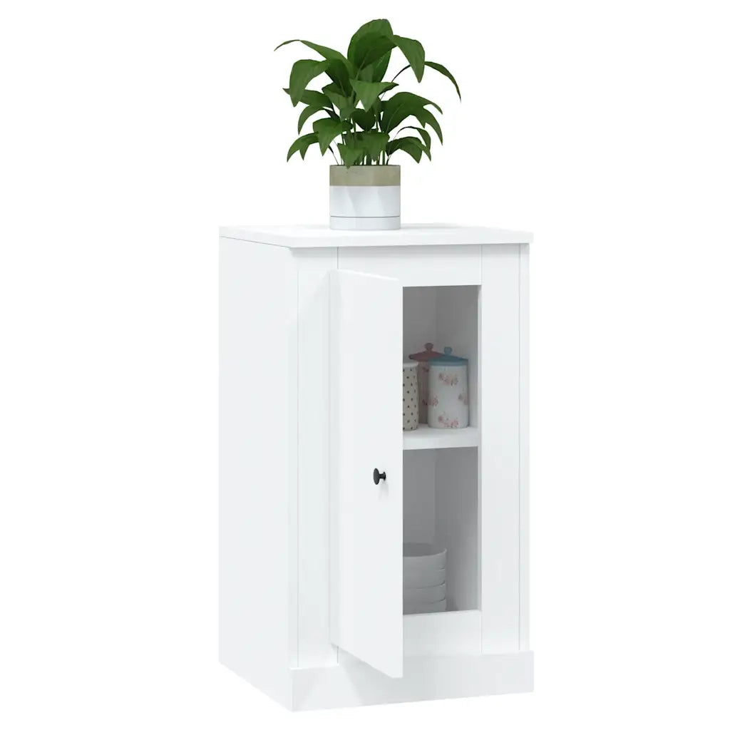Credenza | Madia | Buffet da pranzo | Armadio da pranzo Bianca 37,5x35,5x67,5 cm in Legno Multistrato