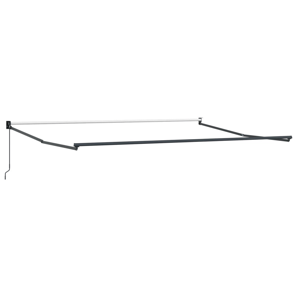Tenda Retrattile Manuale Gialla e Arancione 450x300 cm