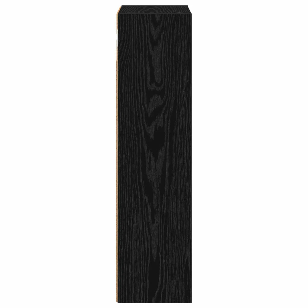 Armadio da bagno a muro Rovere Nero 30 x 16 x 62,5 cm 889336