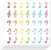 Sticker Planner 700 pezzi - Sticker Note Musicale - Sticker Papier - Decorazione di un Bloc-notes - Attività di Ricreazione - Tema Decorazione di Festa