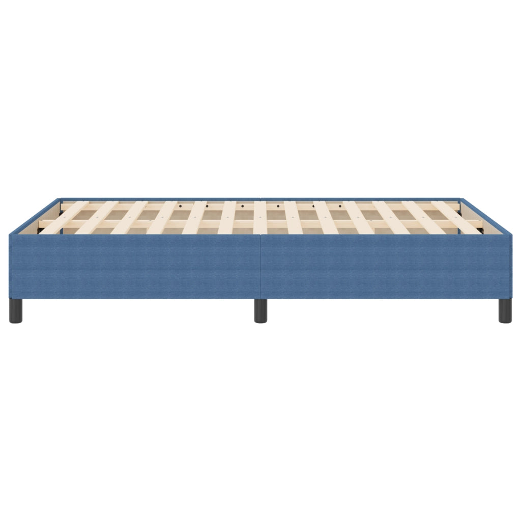 Struttura letto  Blu 140x200 cm in tessuto corduroy