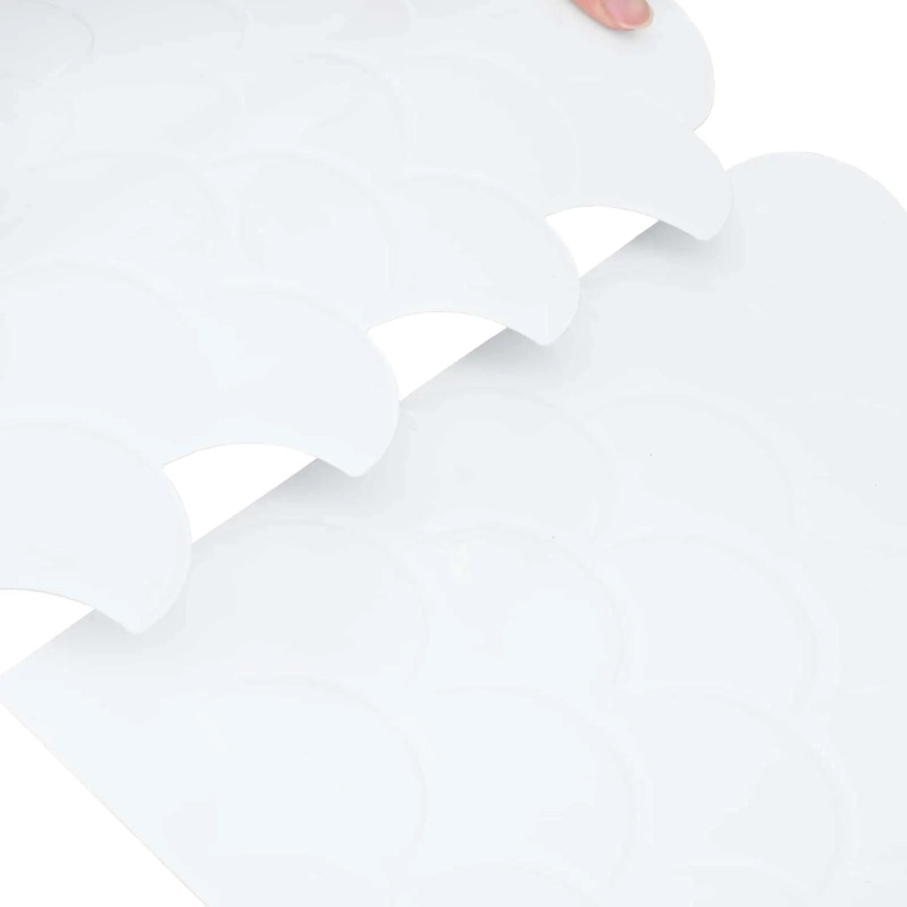 Piastrella a scaglie di pesce 50 pcs Bianco 30 x 30 cm