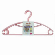 Trade Shop - Set 5 Pz Grucce Stampelle Appendiabiti In Plastica Rosa Vestiti Pantaloni 87687 -