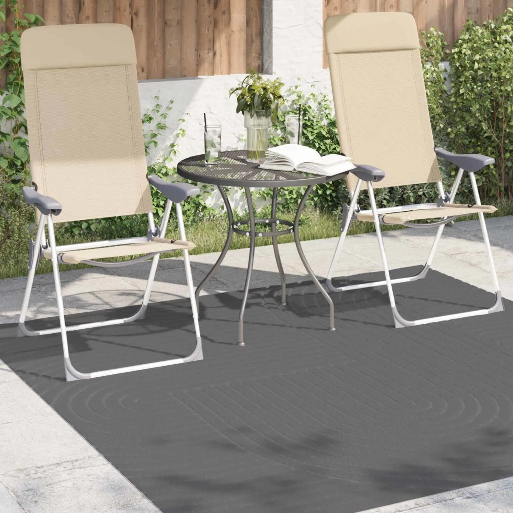 Tappeti per area PALMERAS Antracite 200 x 200 cm Poliestere 42022617