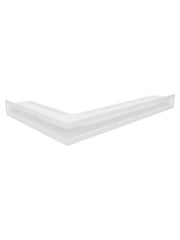 Griglia di ventilazione Angolare per camino 60x600x400 - Loft Angle destra bianca