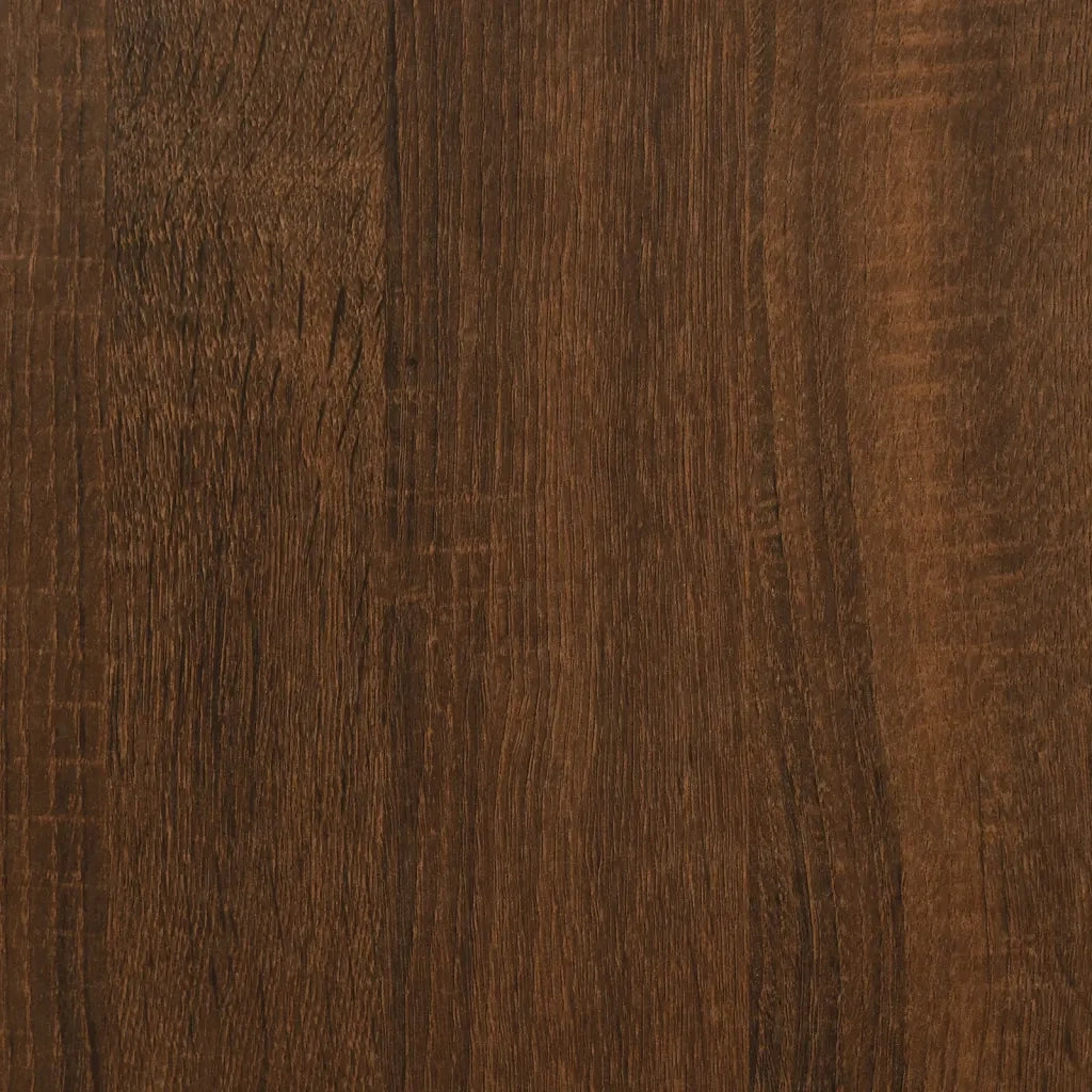 Panca Portaoggetti Rovere Marrone 102x42x45cm Legno Multistrato 835060