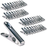 IDMarket - 120 mollette da bucato in acciaio inox, infrangibili, resistenti e antiruggine