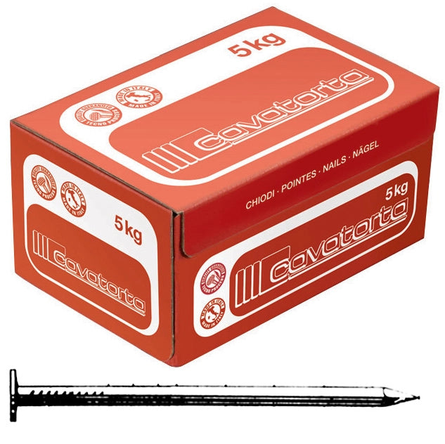 CHIODI TESTA PIANA 21X120 CAVATORTA- 5,0 kg