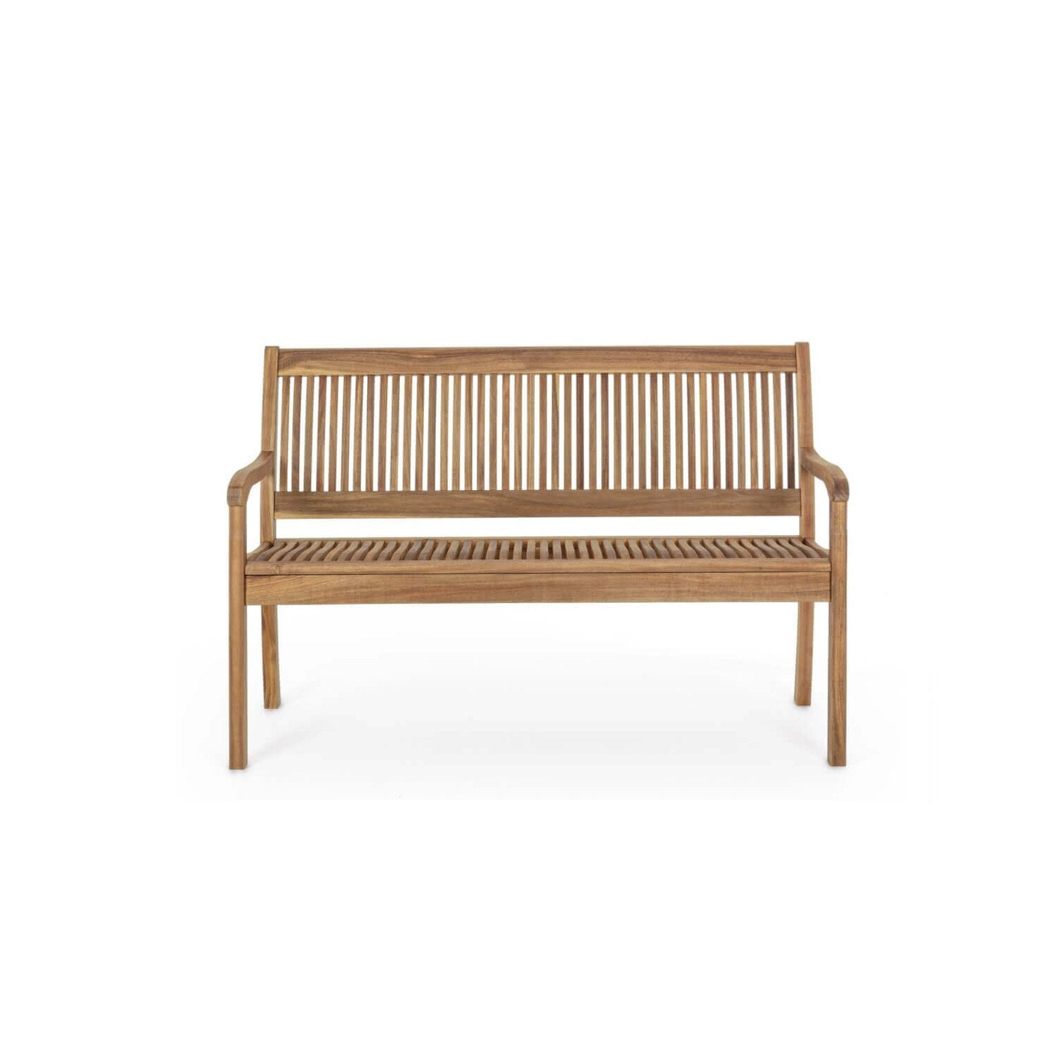 Panca a due posti in legno massiccio 120x62x88h cm