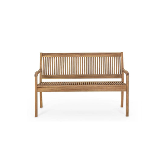 Panca a due posti in legno massiccio 120x62x88h cm