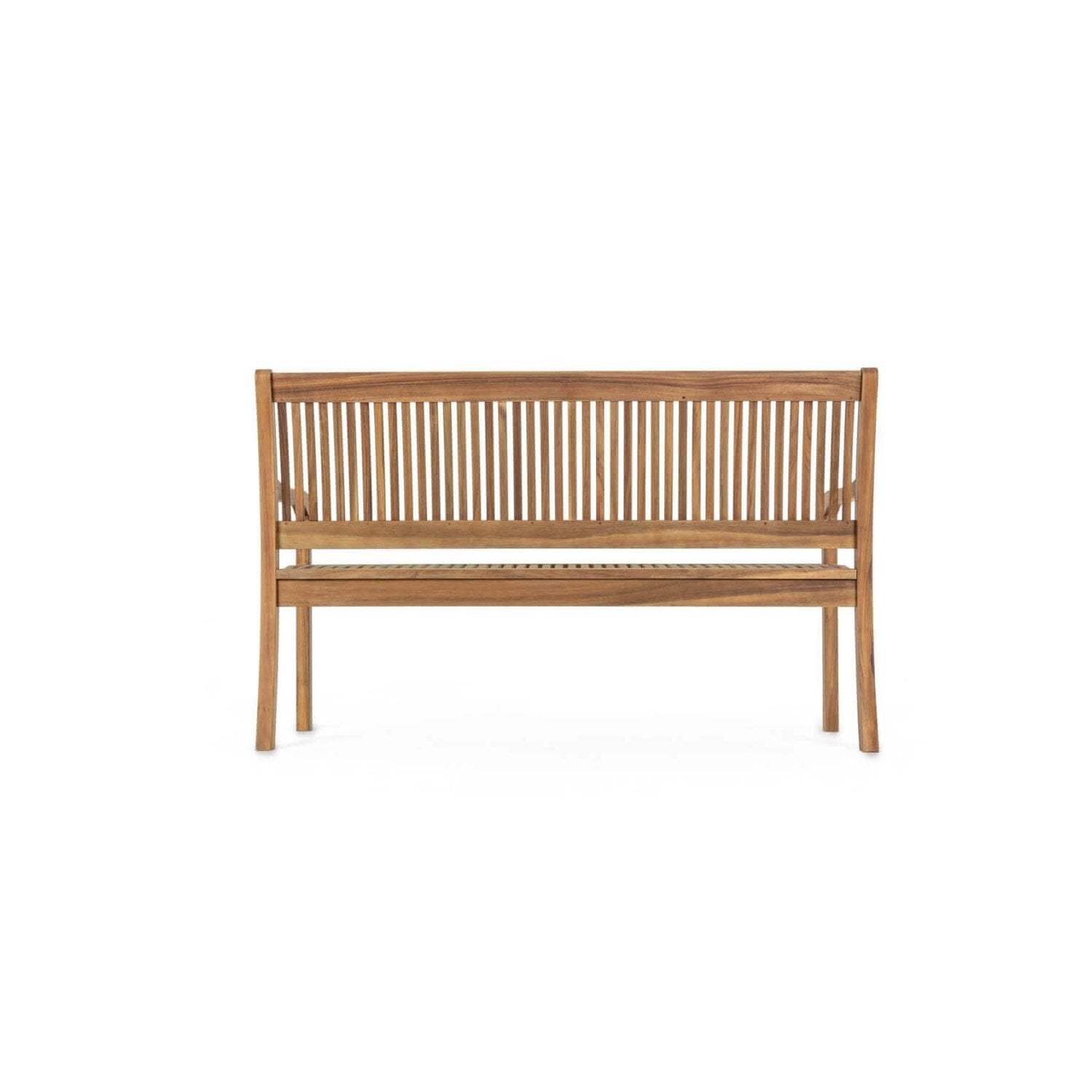 Panca a due posti in legno massiccio 120x62x88h cm