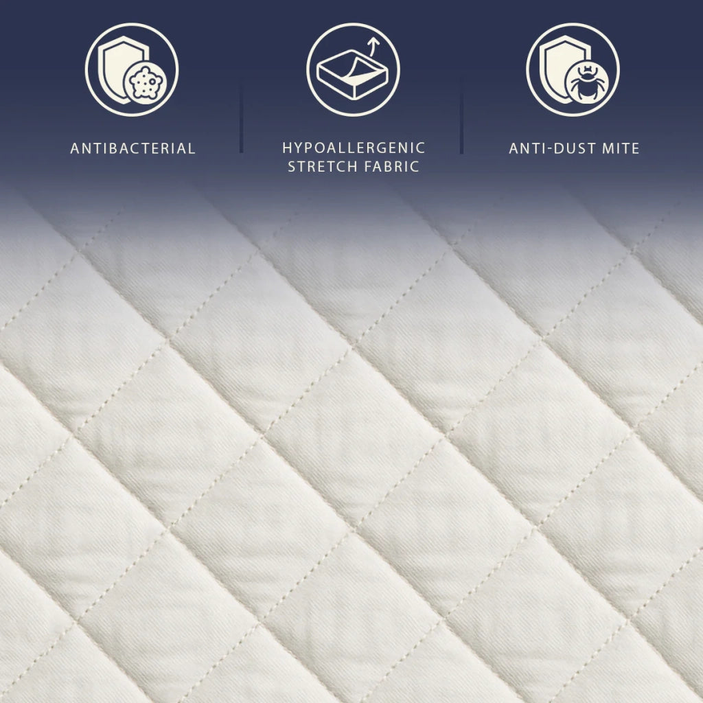 Materasso 160x190 con Molle Insacchettate e Waterfoam | Altezza 24 | Ortopedico e Ipoallergenico | Rivestimento Antiacaro e Antibatterico
