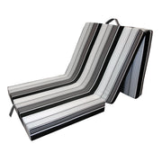 Vitalispa Materasso pieghevole Nero 190 x 70 cm