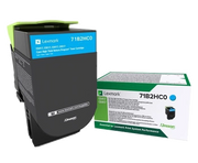 ORIGINAL Lexmark toner ciano 71B2HC0 CS/CX417/517 ~3500 Seiten