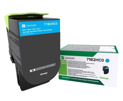 ORIGINAL Lexmark toner ciano 71B2HC0 CS/CX417/517 ~3500 Seiten
