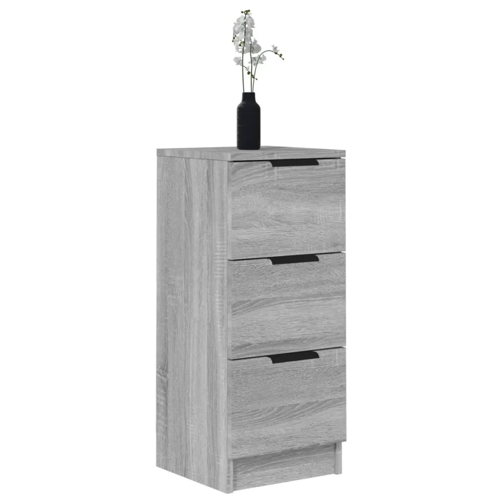 Credenze 2 pz Grigio Sonoma 30x30x70 cm in Legno Multistrato cod mxl 13662