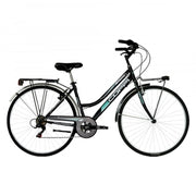 BICICLETTA DONNA 'TREKKING' COPPI 28 - nera/verde - MASCIAGHI