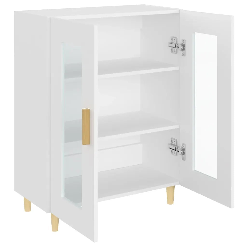 Credenza | Madia | Buffet da pranzo | Armadio da pranzo Bianca 69,5x34x90 cm in Legno Multistrato