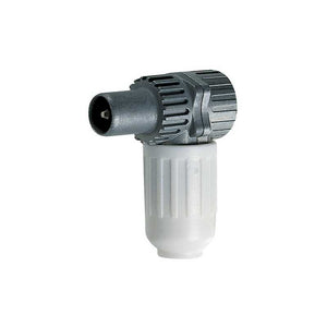01634 Connettore Tv-Rd-Sat Maschio 90 Bianco