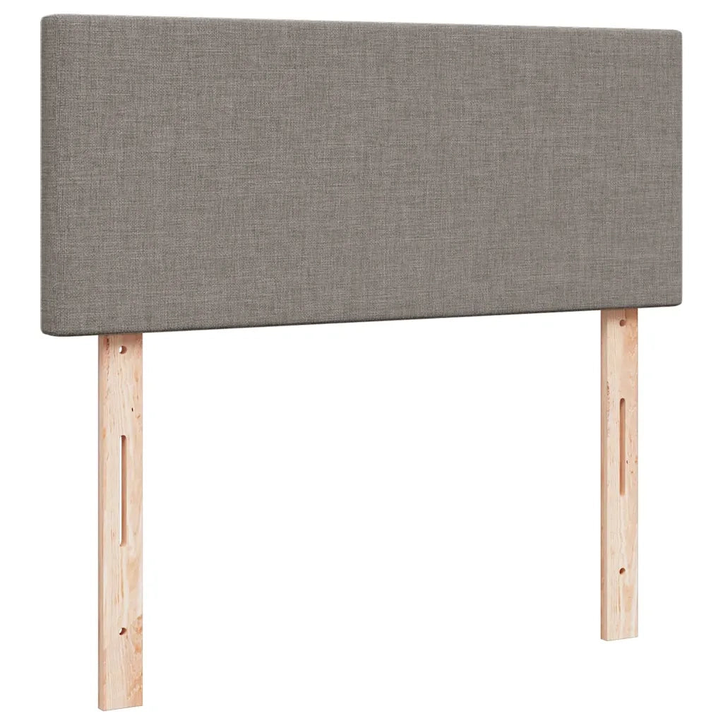 Giroletto a Molle con Materasso Tortora 120x190 cm in Tessuto 3285824