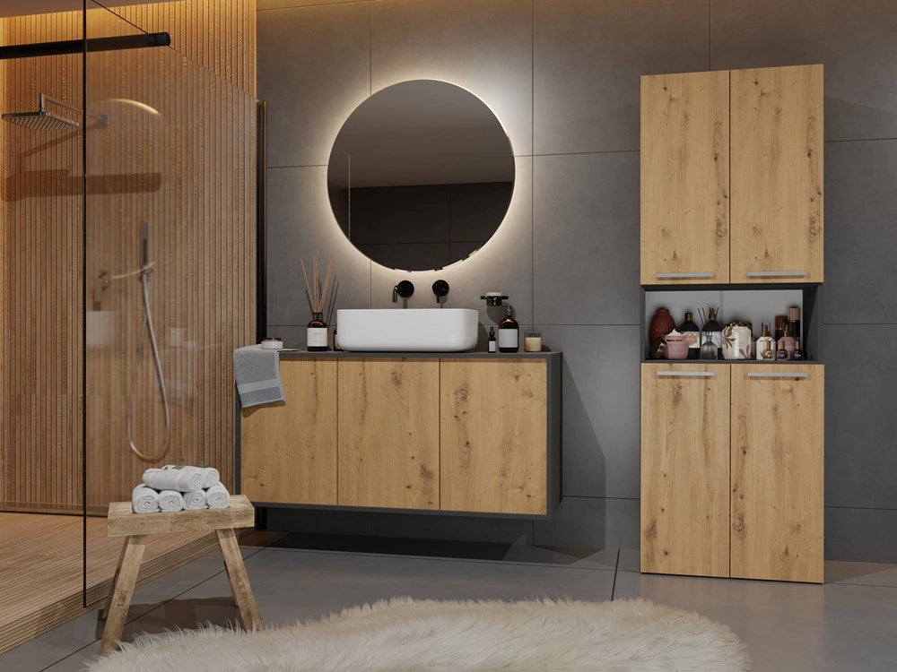 Colonna bagno NEL 1k/DK antracite artisan